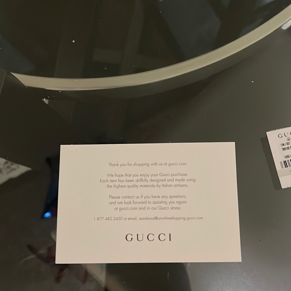 Brand new Black Gucci belt